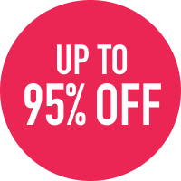 up to 95% off